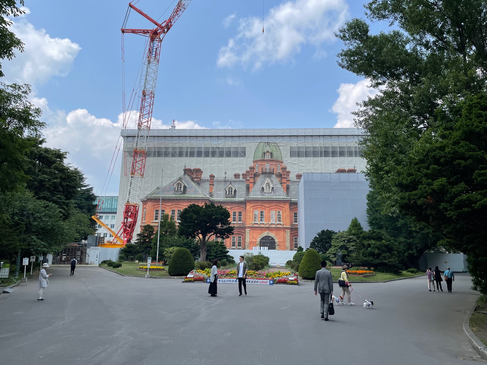 北海道庁旧本庁舎　工事中