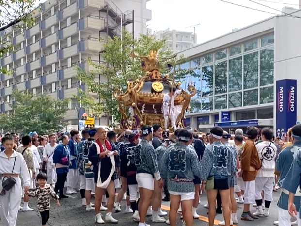さぎ沼まつり2025　有馬神明神社　お神輿