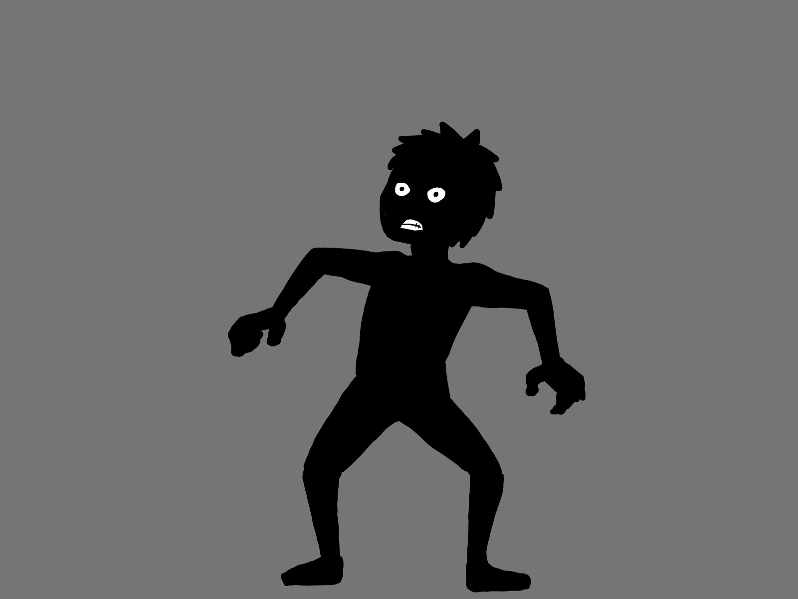 真っ暗